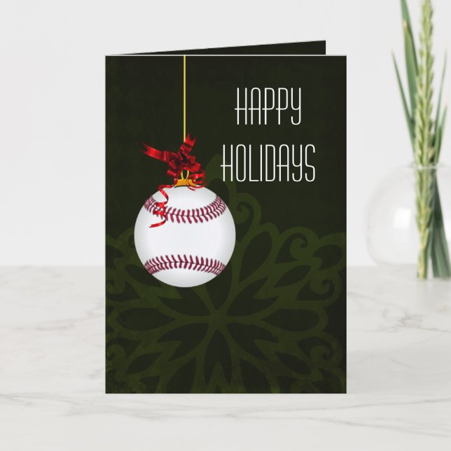 para las tarjetas de Navidades de un jugador de bé (Anverso)