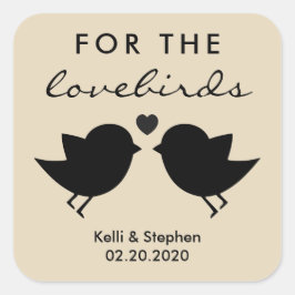 Para los Aves Amantes, Pegatinas Bodas de semillas