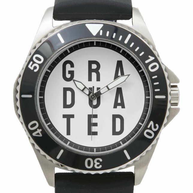 Para los recién graduados. Un reloj de graduados (Subido por el creador)