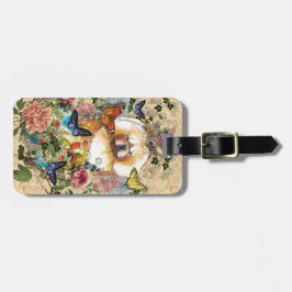 Para Maletas ANGELES ENTRE LA etiqueta del equipaje de la vaca 