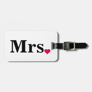 Para Maletas Apenas Sr. y señora casados etiqueta del equipaje