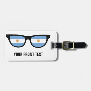 Para Maletas Argentina Shades personalizado etiqueta del equipa