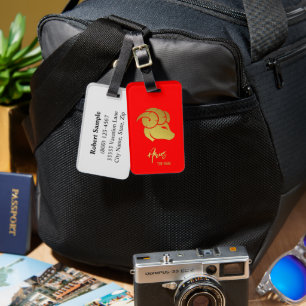 Para Maletas Aries Zodiac Rótulo Etiqueta de equipaje