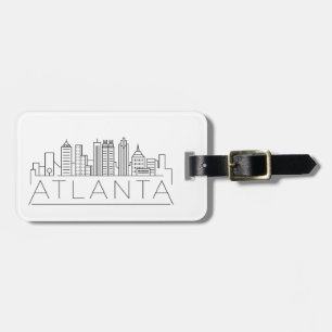 Para Maletas Atlanta, Georgia Estilizada Etiqueta de equipaje d