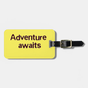 Para Maletas Aventura espera etiqueta de equipaje
