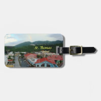 Bahía de la corona, St Thomas, etiqueta del