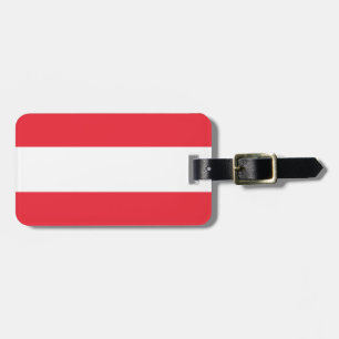 Para Maletas Bandera de Austria Etiqueta del equipaje con corre