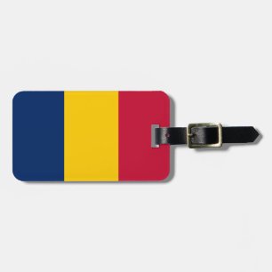 Para Maletas Bandera de Chad Etiqueta del equipaje con correa d
