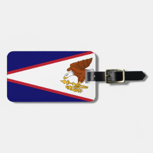 Para Maletas Bandera de Samoa Americana Etiqueta del equipaje c