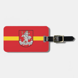 Para Maletas Bandera de Vilnius, etiqueta de equipaje de Lituan