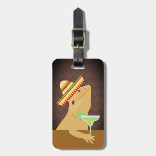 Para Maletas Beart Dragon Lizard Beber Margarita Etiqueta de la