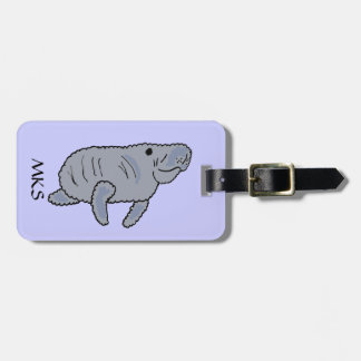 Para Maletas CC etiqueta del equipaje del Manatee