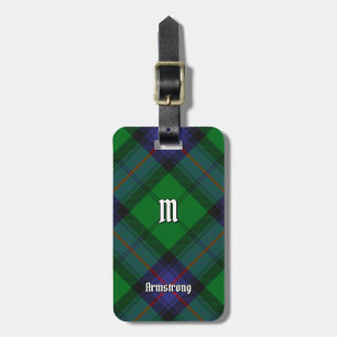 Para Maletas Clan Armstrong Tartán Lumaletas Etiqueta