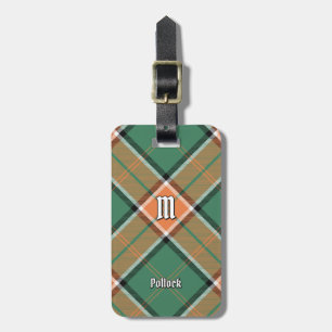 Para Maletas Clan Pollock Tartán Lumaleta Etiqueta