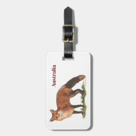 Para Maletas Colección Etiqueta de Equipaje Fox