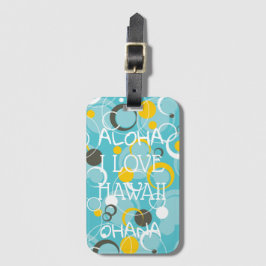 Para Maletas Colección Hawaii Aloha - Etiqueta de equipaje