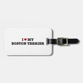 Para Maletas Corro mi etiqueta de equipaje de Boston Terrier