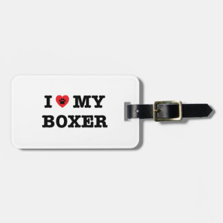 Para Maletas Corro mi etiqueta de equipaje de boxer