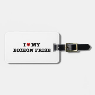 Para Maletas Corro mi etiqueta de equipaje de frasco de Bichon