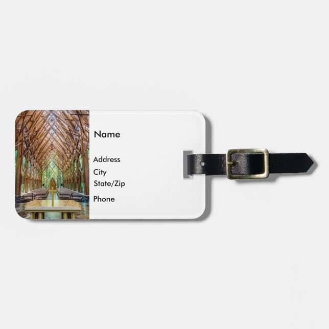 Para Maletas De La Etiqueta De Equipaje De Altar (Frente Horizontal)