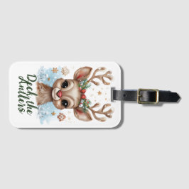 Para Maletas Deck la etiqueta de equipaje de los Navidades de l