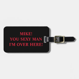 Para Maletas DIVERTIDO SEXY MAN Lumaleta Etiqueta