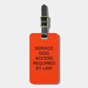 Para Maletas El ADA mantiene la etiqueta de la ley del perro