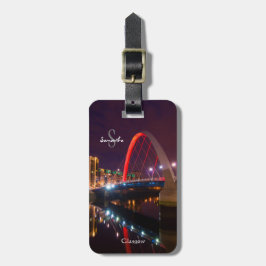 Para Maletas El Arco del Clyde, Glasgow, la etiqueta de equipaj