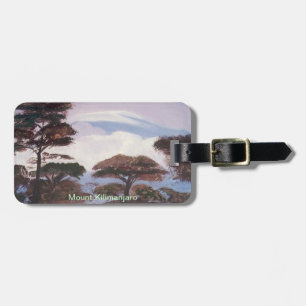 Para Maletas El monte Kilimanjaro - etiqueta del equipaje