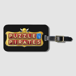Para Maletas El rompecabezas piratea la etiqueta del equipaje