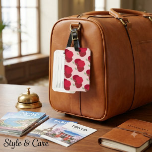 Para Maletas Elegante etiqueta de equipaje de manzana inspirada