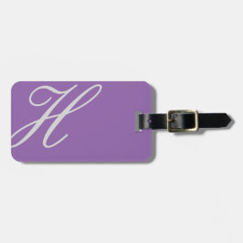 Para Maletas Elegante etiqueta de equipaje de Monograma de Lava