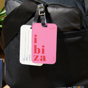Para Maletas Elegante etiqueta de viaje de Ibiza