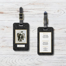 Elegante Mascota dorado Nombre Etiqueta de tasa fl