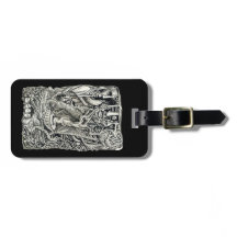 En la etiqueta de equipaje del sótano