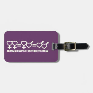 Para Maletas Equidad matrimonial / etiqueta de un personalizado
