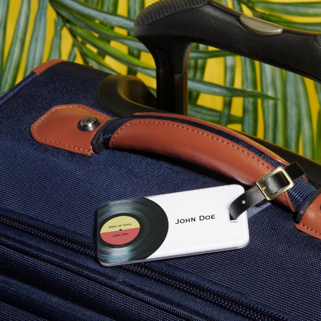 Para Maletas Equipamiento de la etiqueta de registro de música  (Anverso In situ 3)