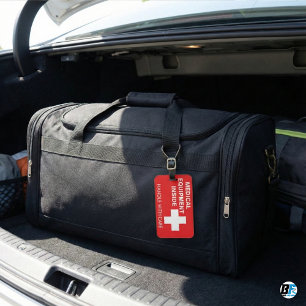 Para Maletas Equipo Médico Rojo Etiqueta de Equipaje 'Manipular