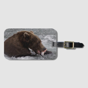 Para Maletas Etiqueta 2 del equipaje de Cubadult Fisherbear del