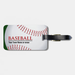 Para Maletas Etiqueta adaptable del equipaje del béisbol