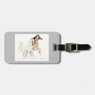 Para Maletas Etiqueta árabe del equipaje del caballo