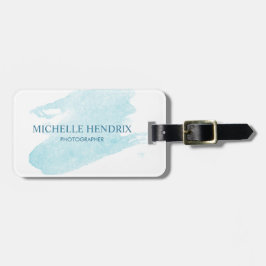 Para Maletas Etiqueta artística del diseñador de Turquise de la