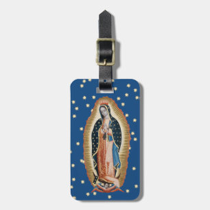 Para Maletas Etiqueta azul del equipaje de Guadalupe