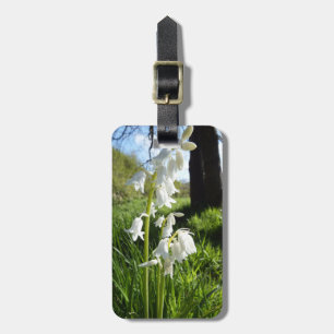 Para Maletas Etiqueta blanca del equipaje de los Bluebells