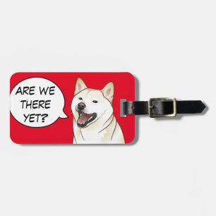 Para Maletas Etiqueta cremosa feliz del personalizable del