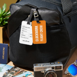 Para Maletas ETIQUETA DE BAG - Clockwork Flight