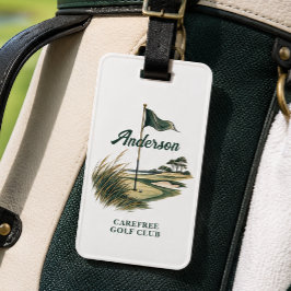 Para Maletas Etiqueta de bolsa con nombre de club de campo de g