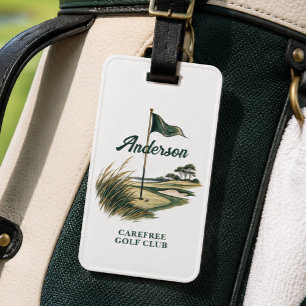 Para Maletas Etiqueta de bolsa con nombre de club de campo de g
