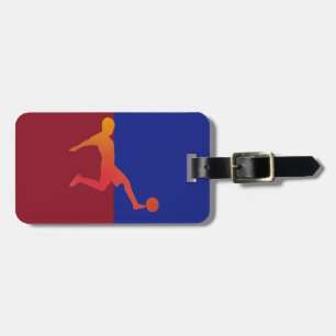 Para Maletas Etiqueta de bolsa de fútbol