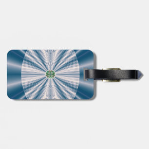 Para Maletas Etiqueta de Bolsa Hoja Azul